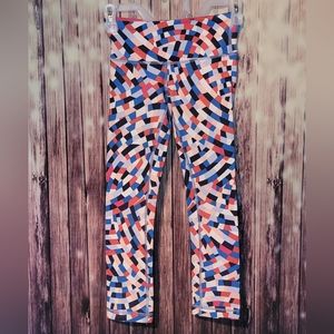 Rare Lululemon Leggings - Size 2 - Colorblock Print - GUC